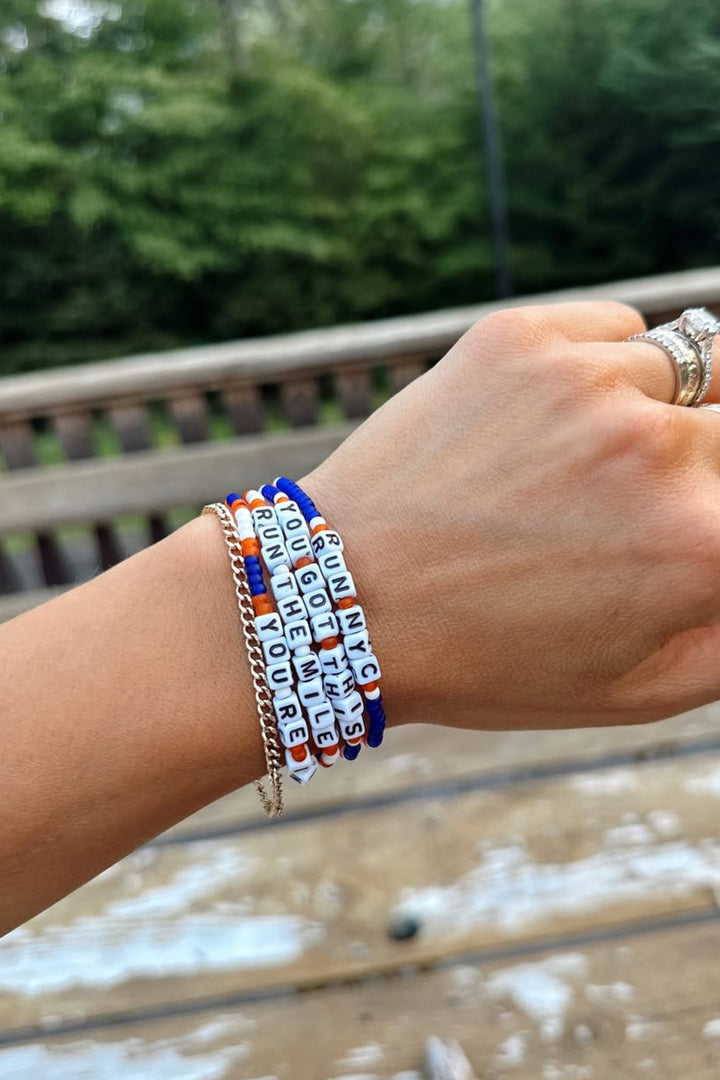 Run The Mile You're In NYC Bracelet - Sarah Marie Running Co.