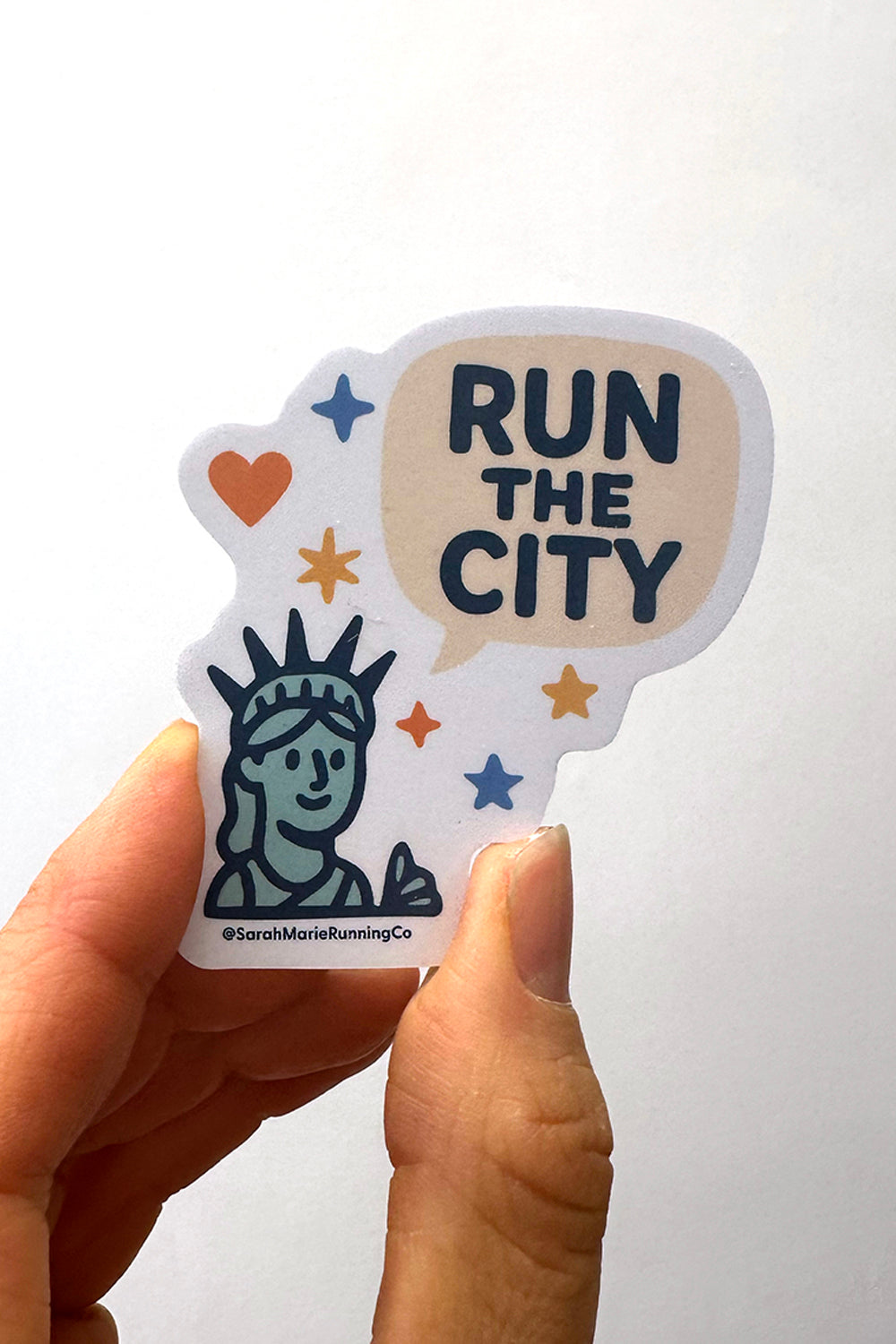 Run The City Sticker - Sarah Marie Running Co.