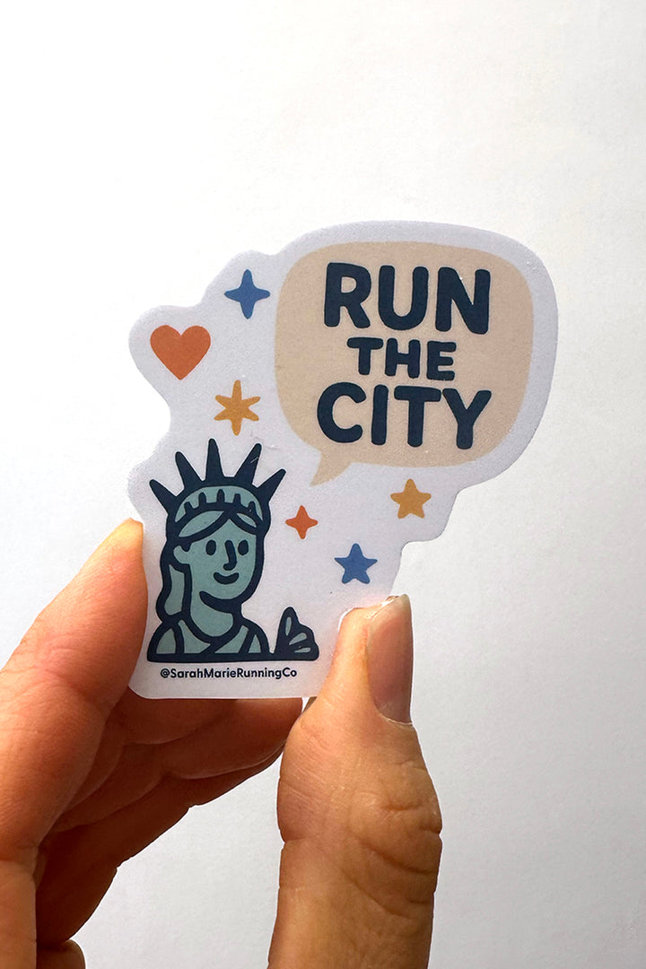 Run The City Sticker - Sarah Marie Running Co.