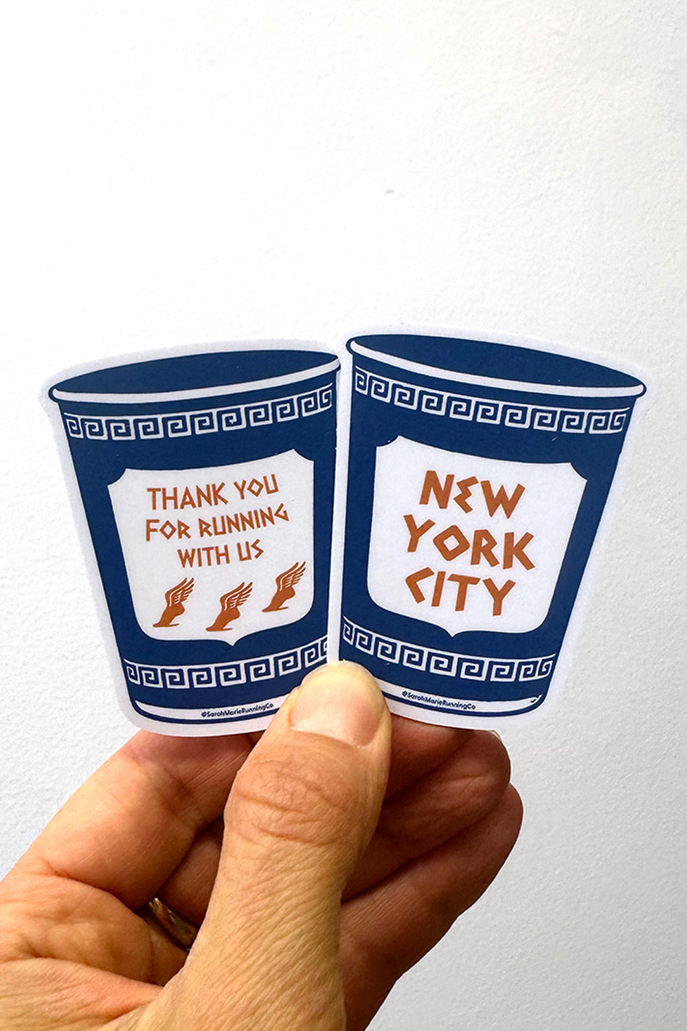 NYC Coffee Cup Sticker - Sarah Marie Running Co.