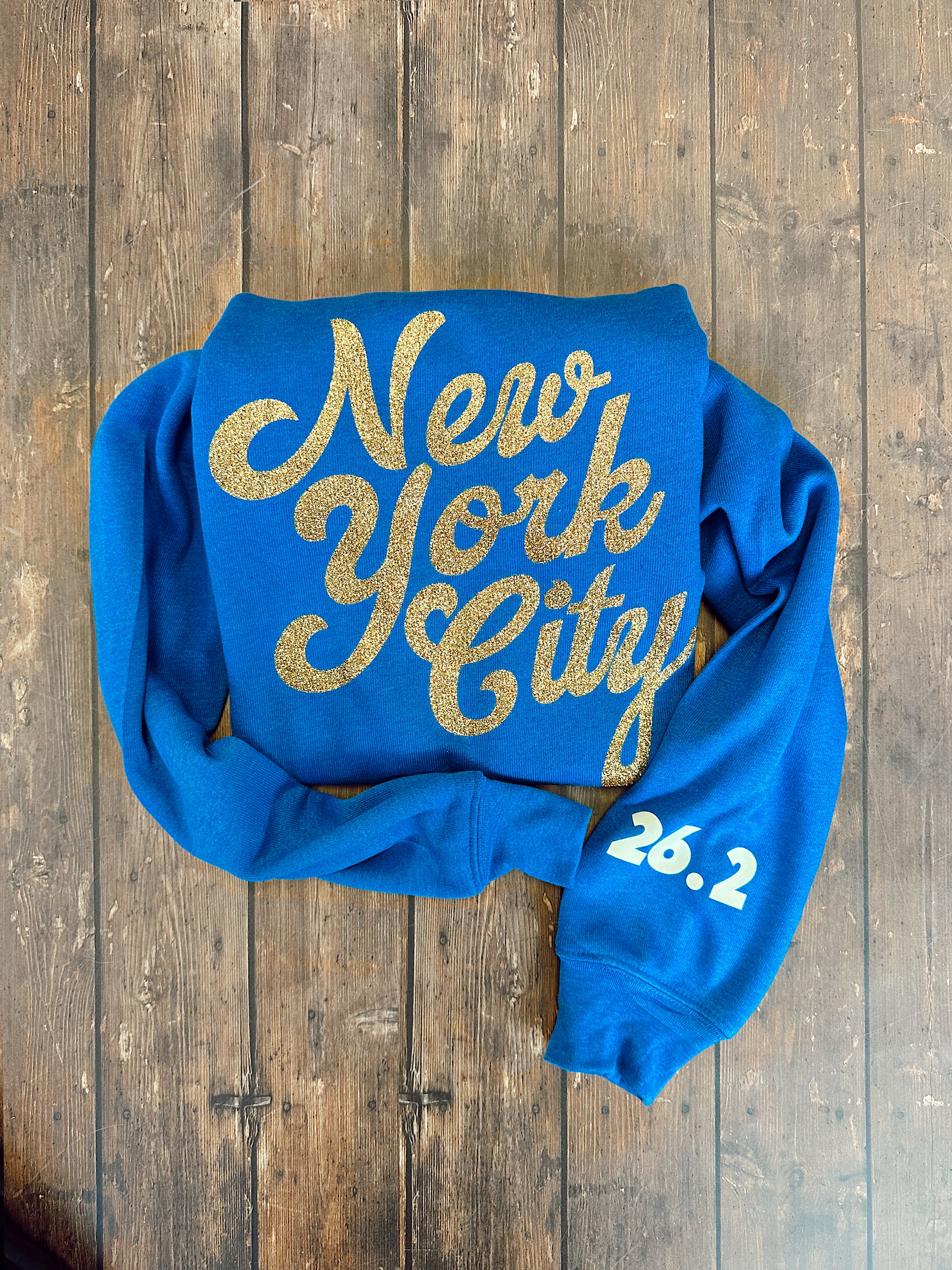 NYC 26.2 Marathon Sweatshirt - Running Sweatshirt, Marathon Apparel