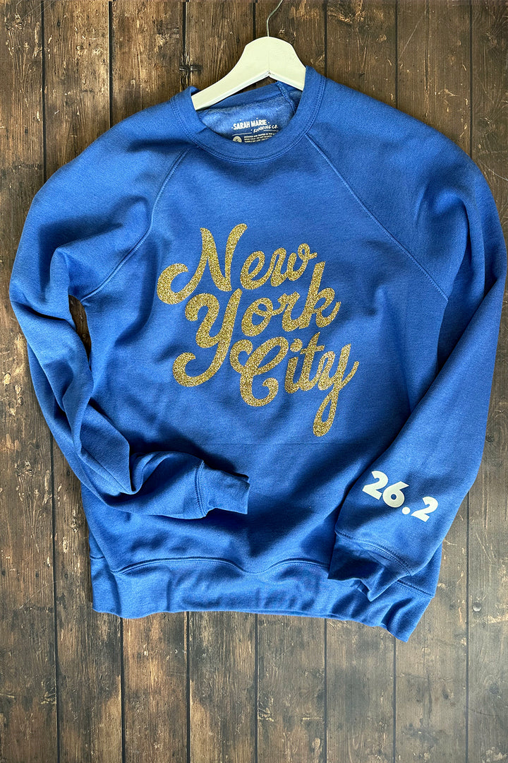 New York City 26.2 Marathon Sweatshirt - Running Sweatshirt, Marathon Apparel
