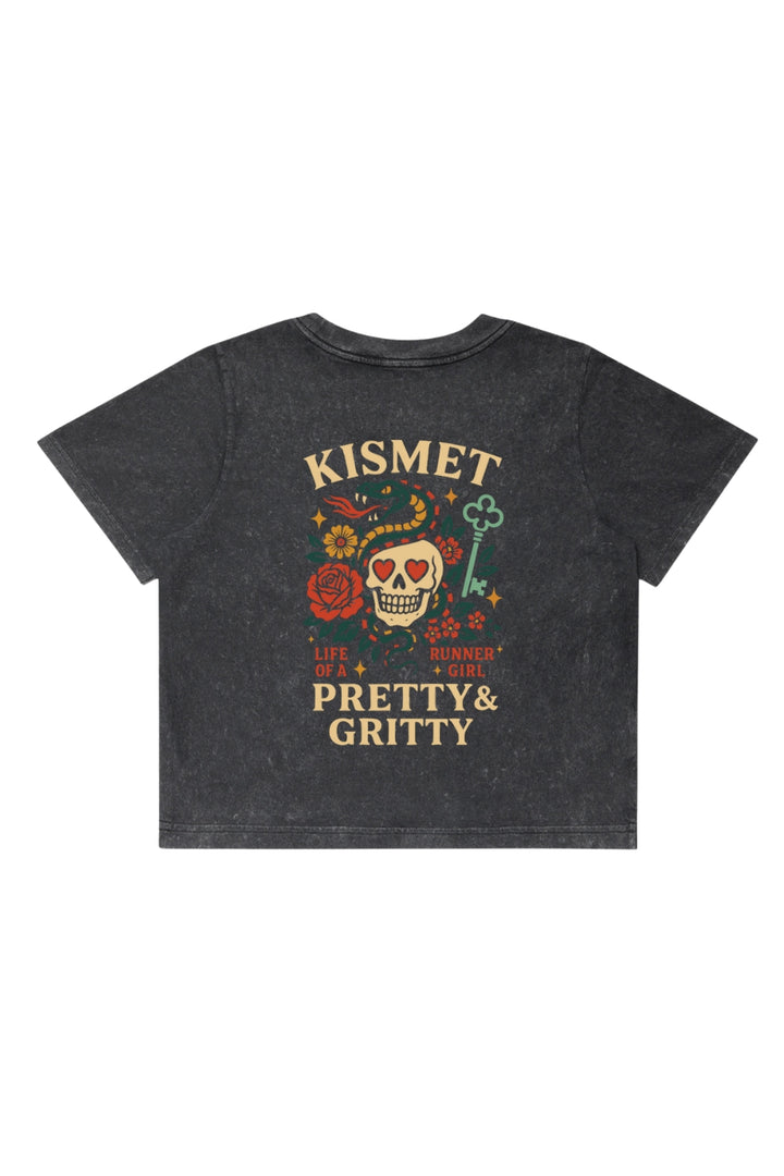 Pretty & Gritty Women's Crop T-Shirt - Sarah Marie Running Co.