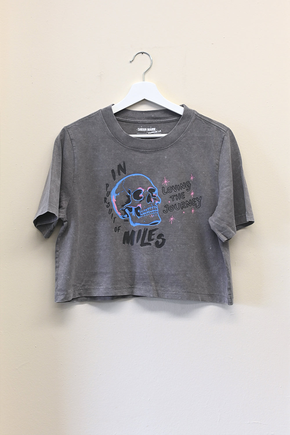 Pursuit Of Miles Women's Crop T-Shirt - Sarah Marie Running Co.