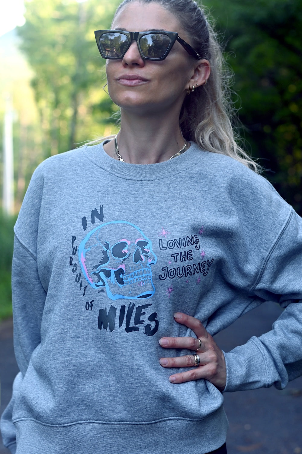 Pursuit of Miles Women's Sweatshirt - Sarah Marie Running Co.
