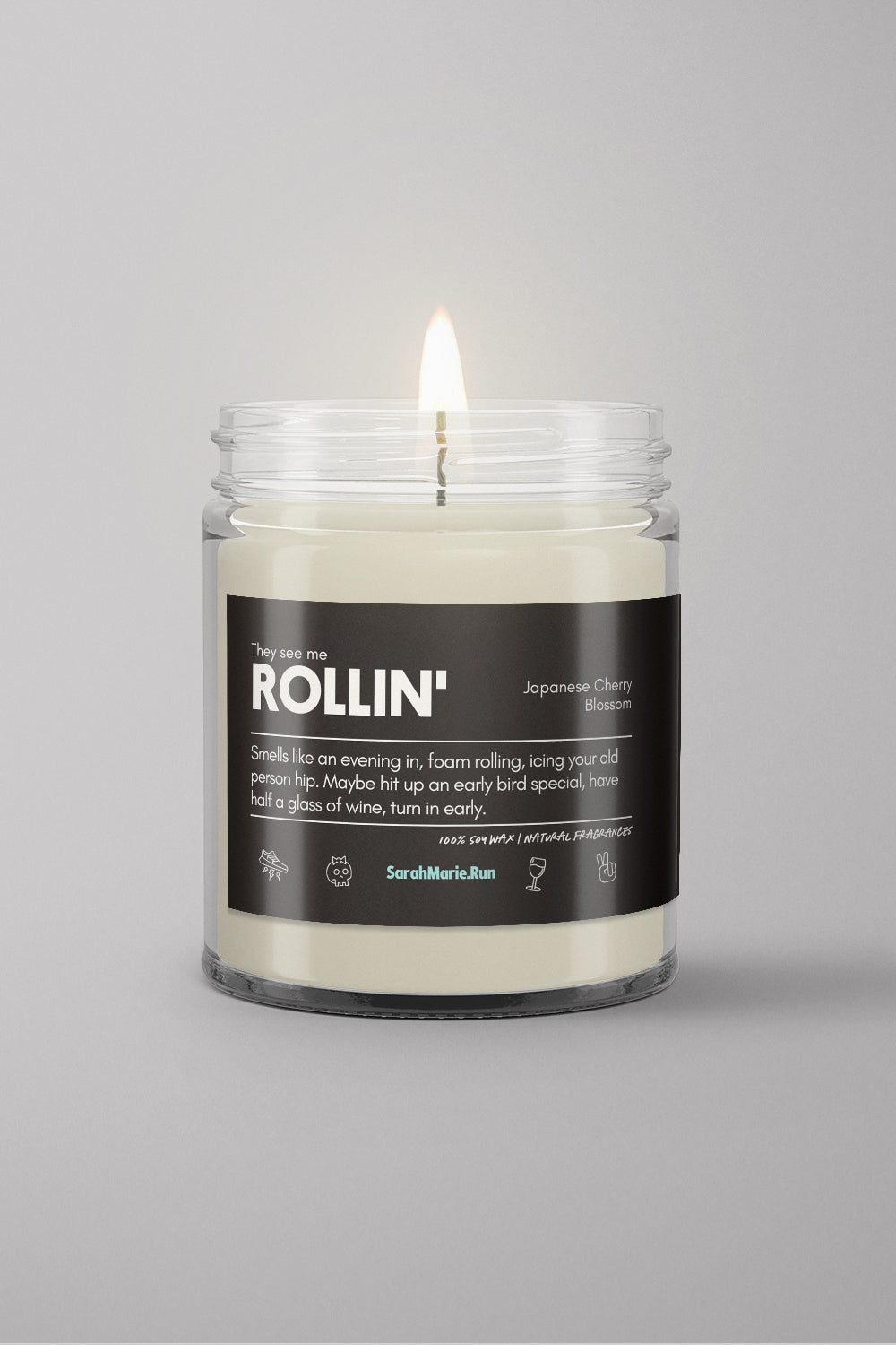 They See Me Rollin' Runner Candle