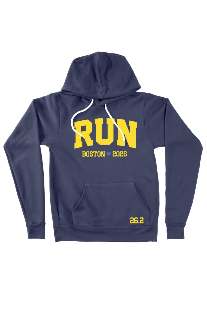 Run Boston Hoodie Sweatshirt