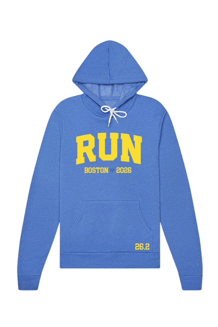 Run Boston Hoodie Sweatshirt