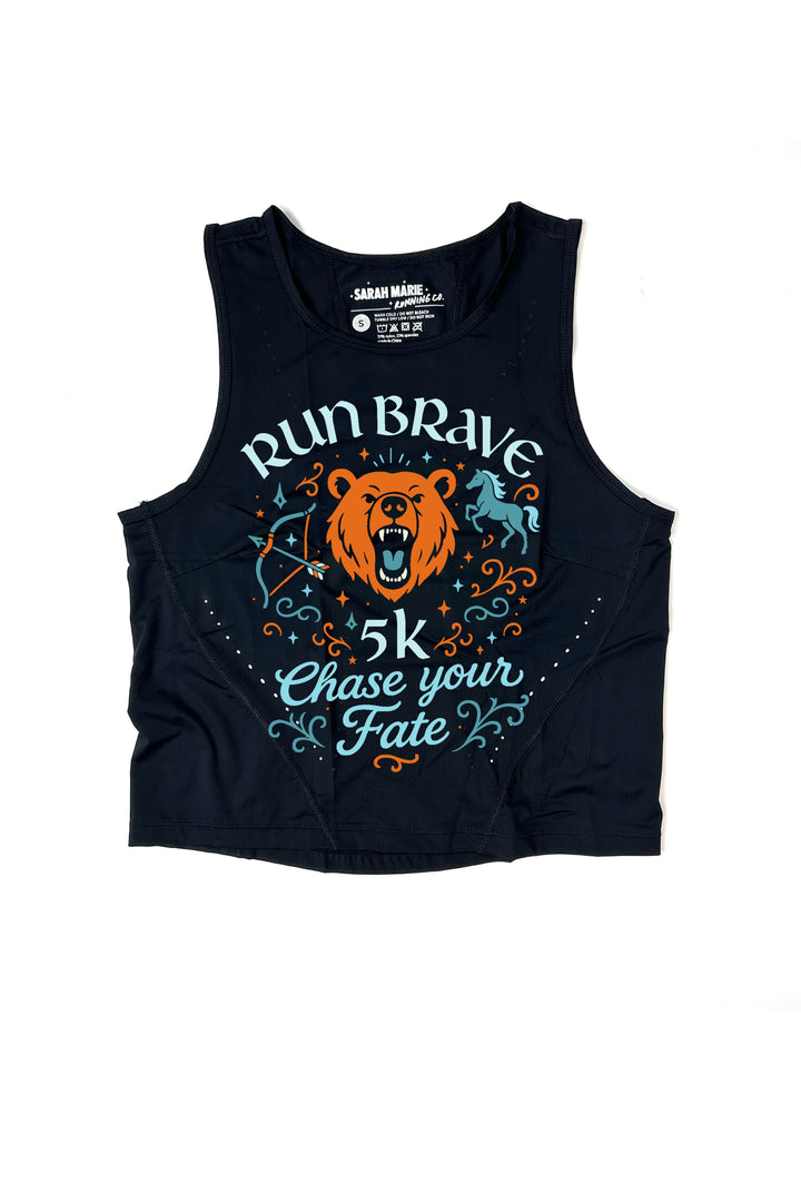 Run Brave Strider Disney Princess Half Marathon tank top - 5k Merida inspired performance running tank for Princess runDisney race weekend 