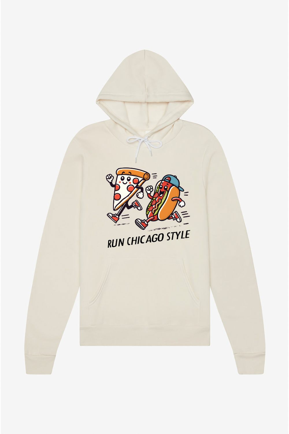 Run Chicago Style Hoodie Sweatshirt