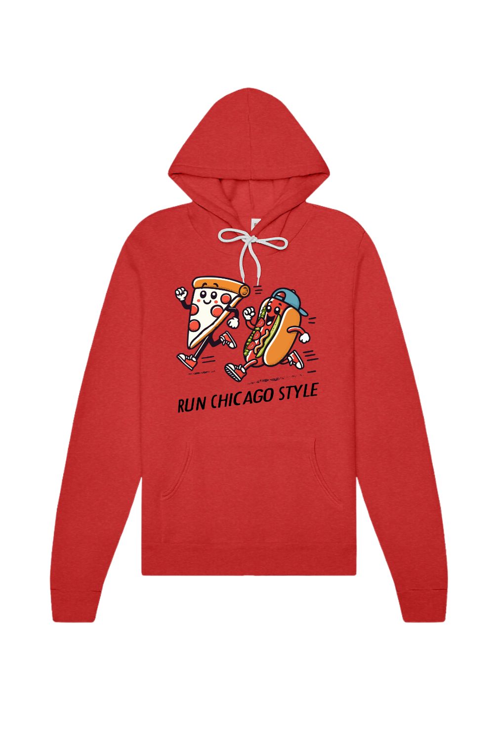 Run Chicago Style Hoodie Sweatshirt