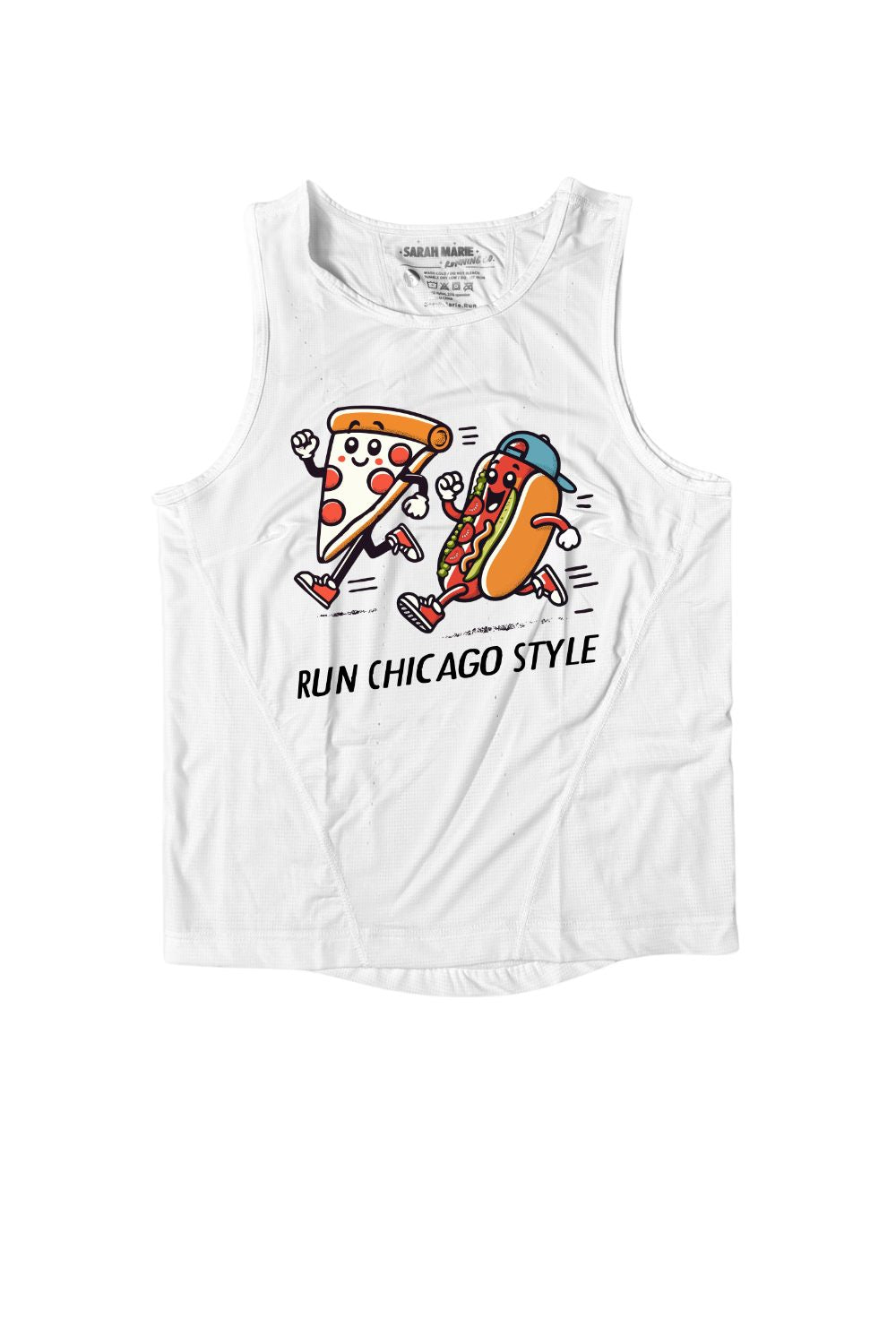 Run Chicago Style Strider Running Tank