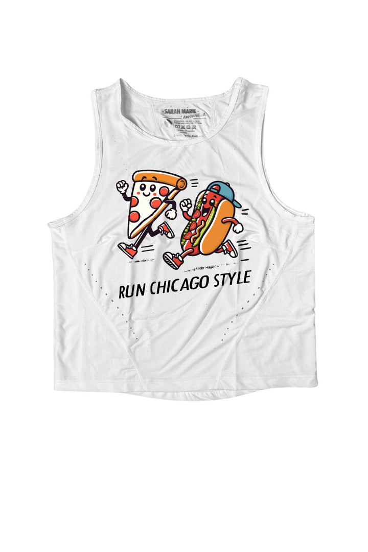 Run Chicago Style Strider Running Tank