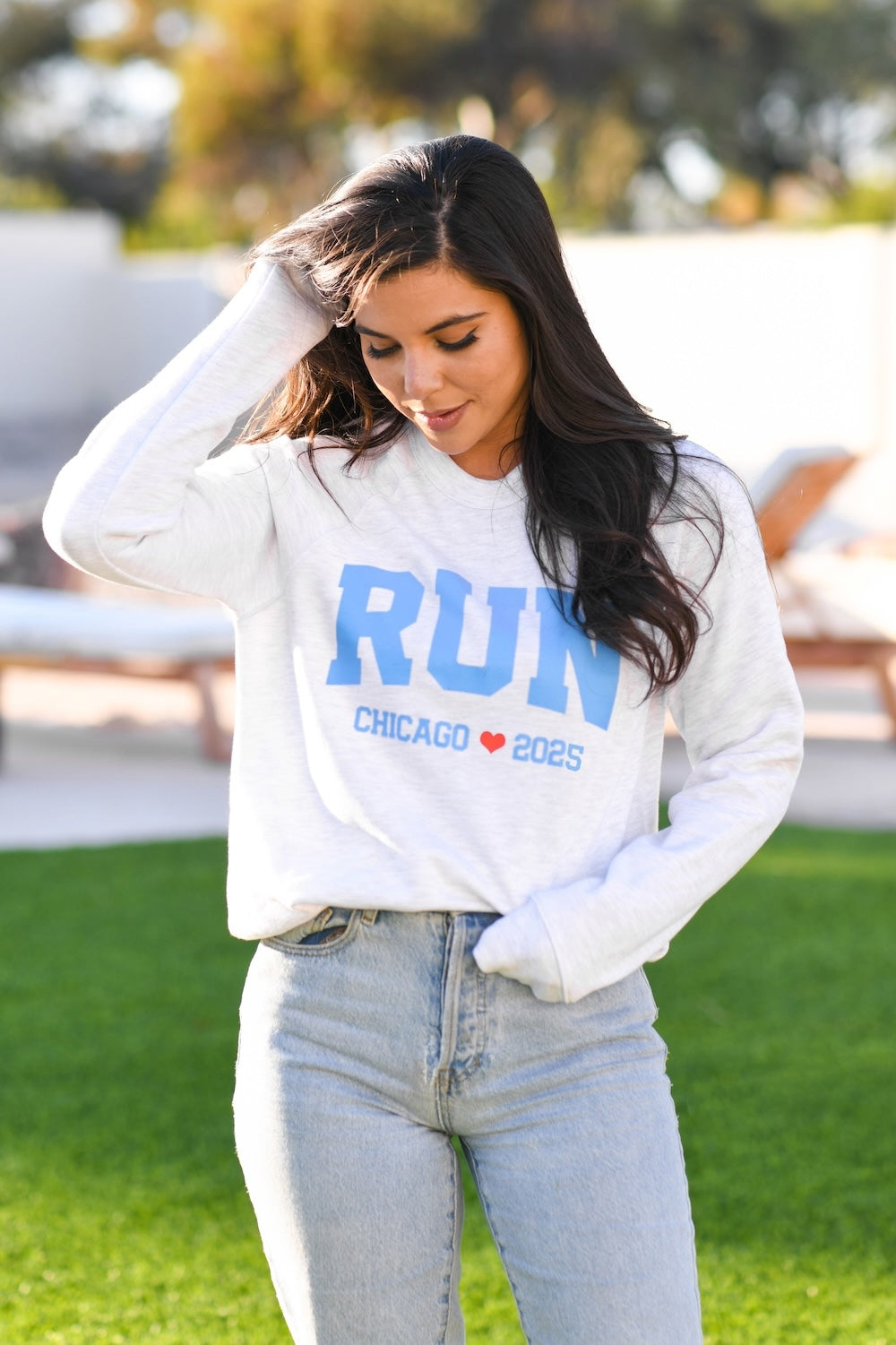RUN Sweatshirt - Chicago - Sarah Marie Running Co.