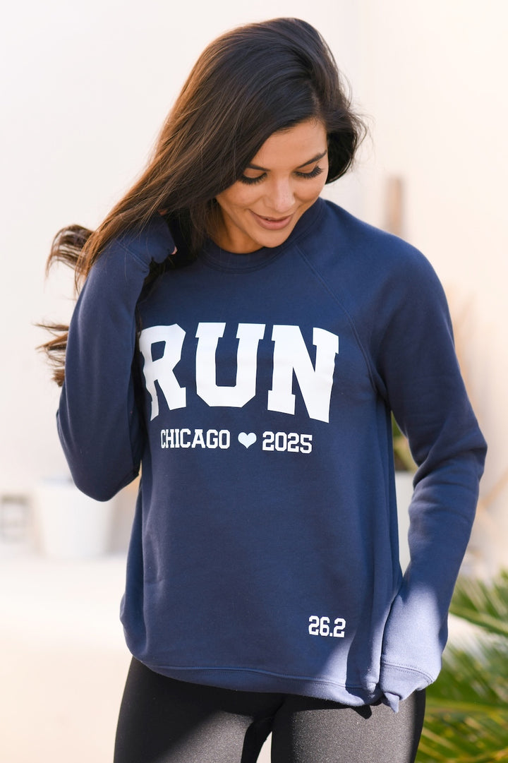 RUN Sweatshirt - Chicago - Sarah Marie Running Co.