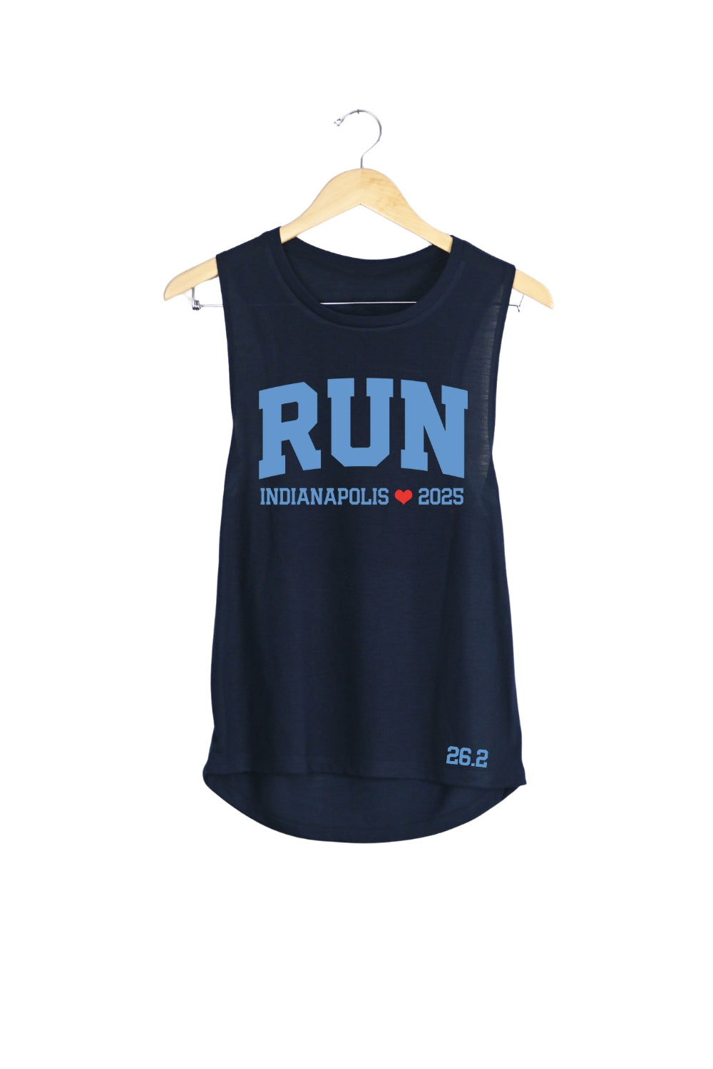 RUN Indianapolis 2025 Muscle Tank - Sarah Marie Running Co.