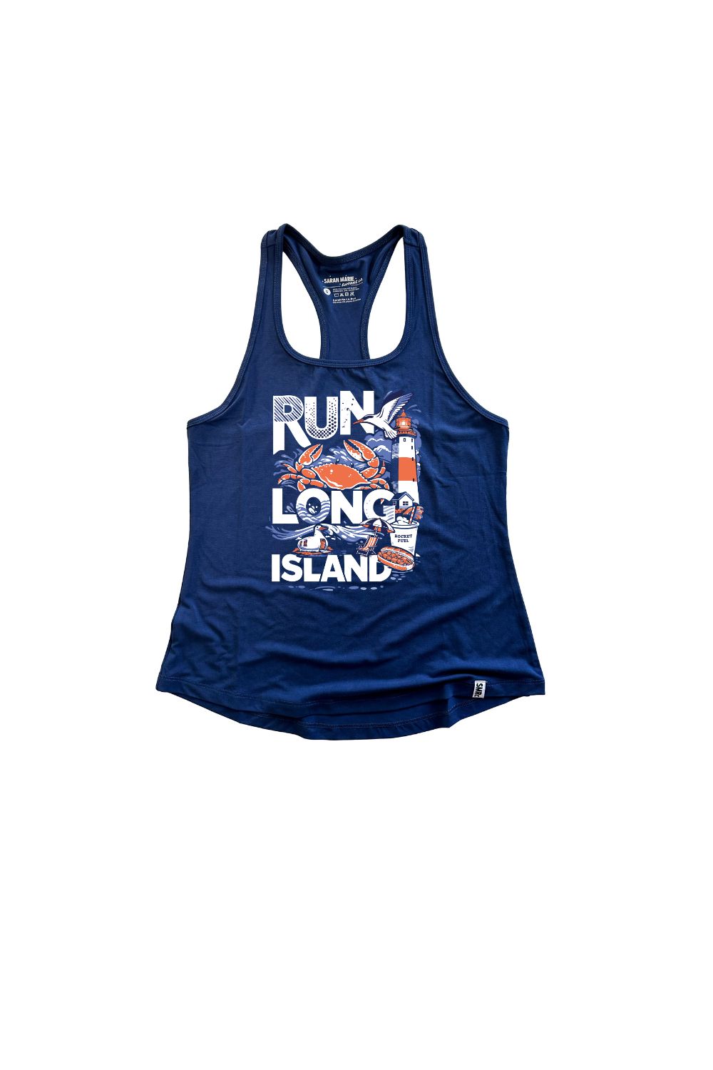 Run Long Island SMRc Racerback Tank