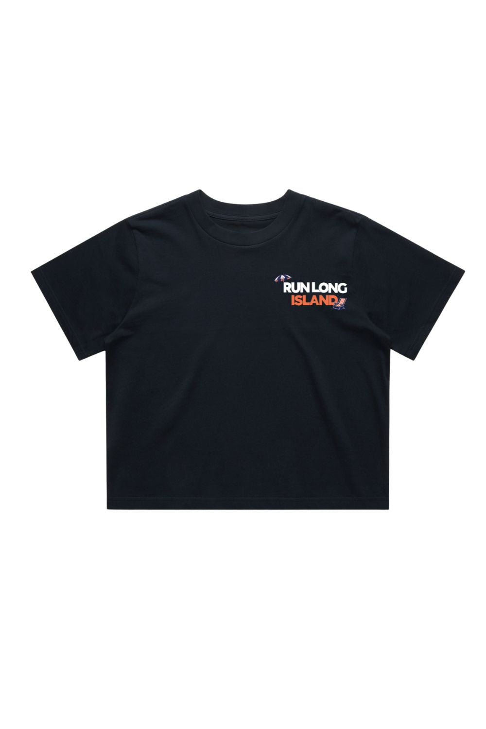 Run Long Island Women's Crop T-Shirt