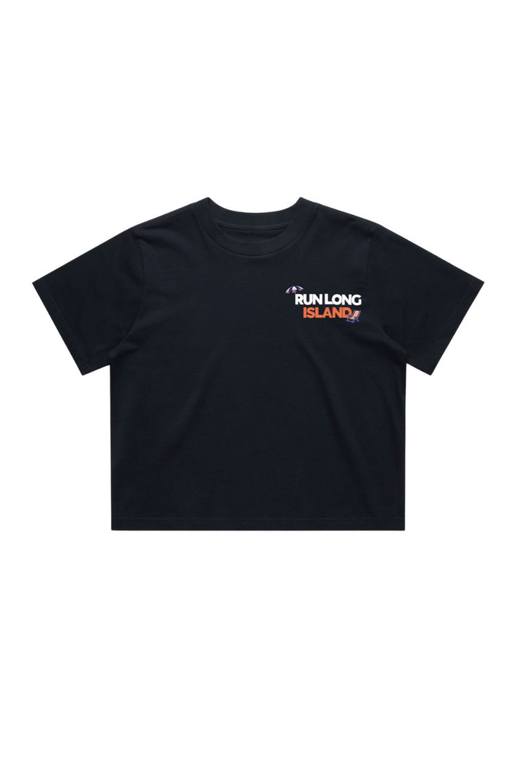 Run Long Island Women's Crop T-Shirt