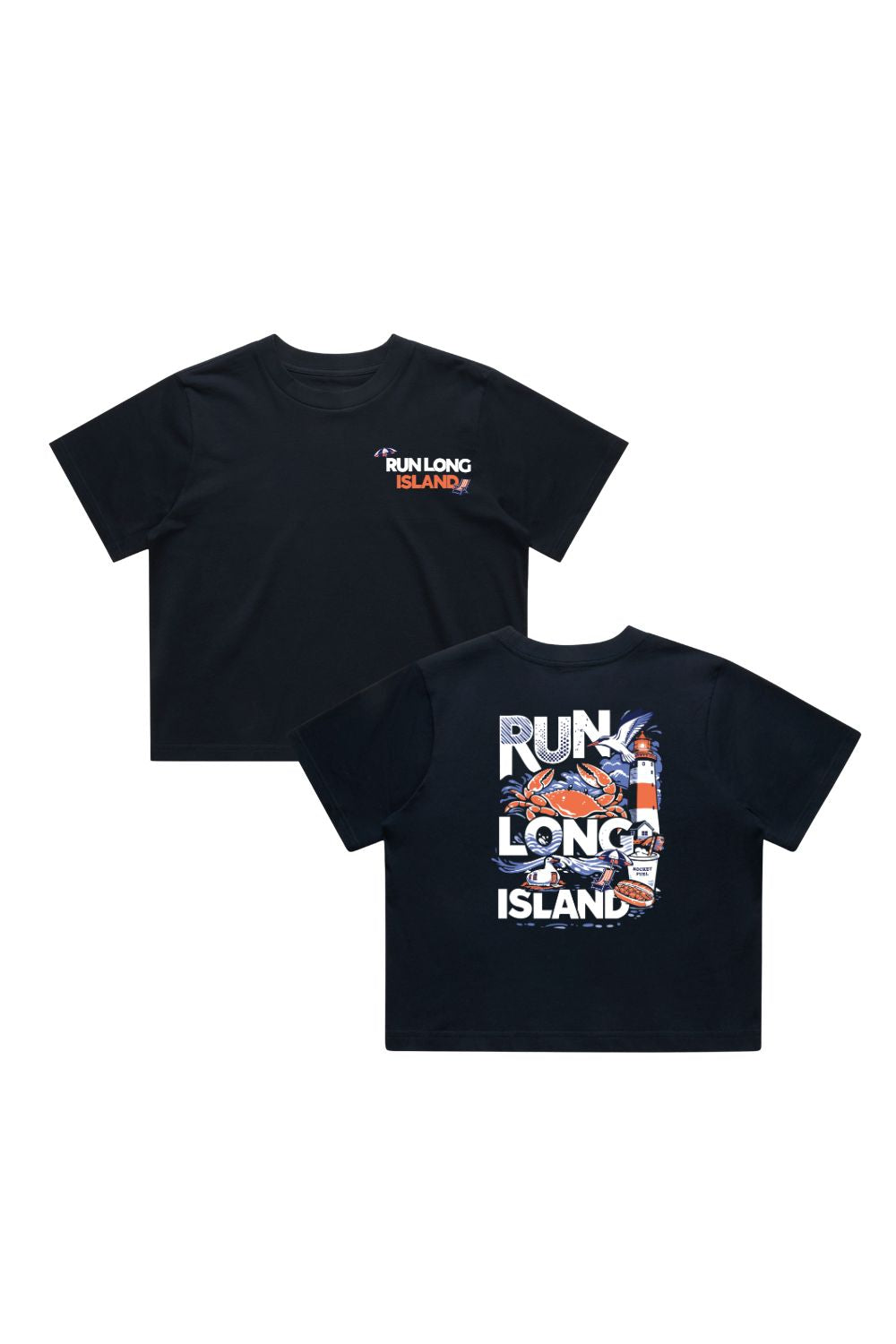 Run Long Island Women's Crop T-Shirt