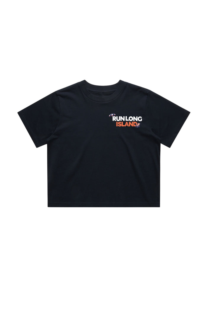 Run Long Island Women's Crop T-Shirt