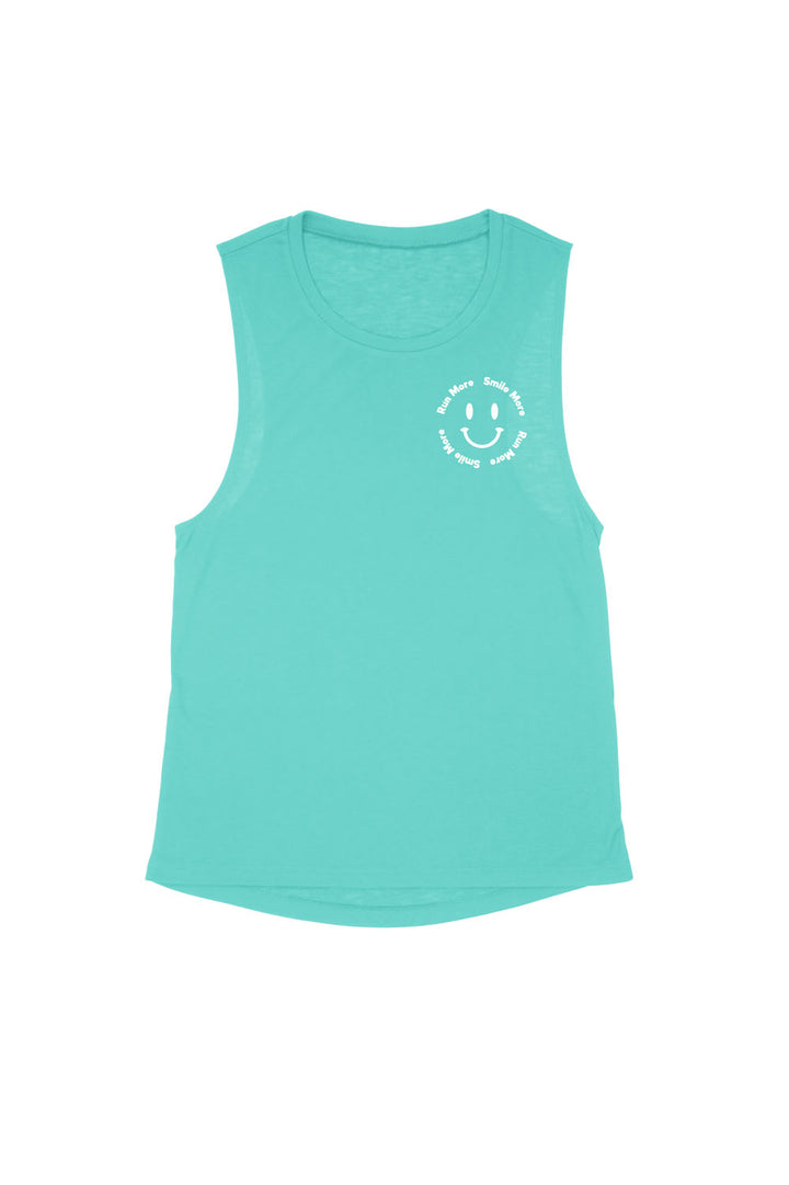 Run More Smile More Muscle Tank