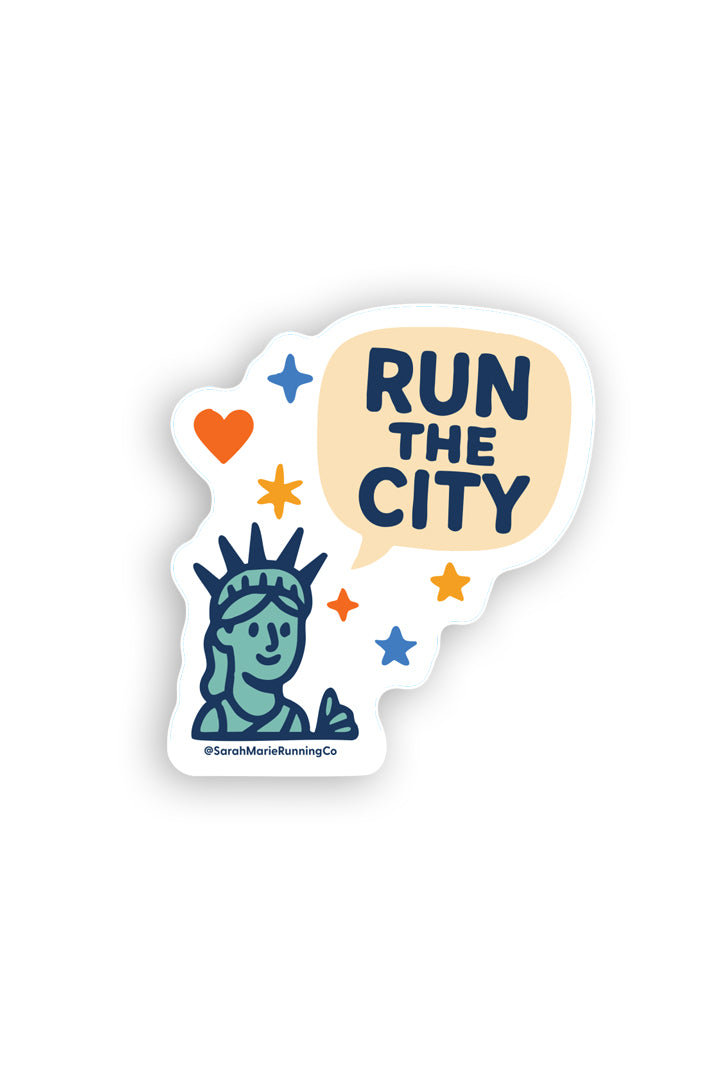 Run The City Sticker - Sarah Marie Running Co.