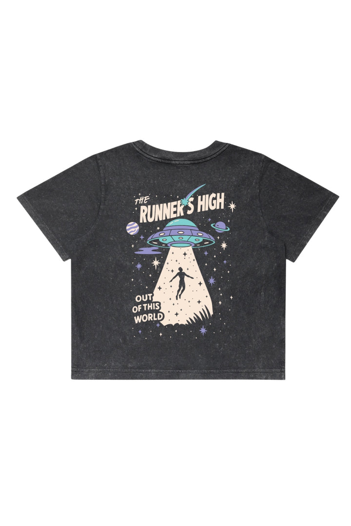 Runner's Hight Women's Crop T-Shirt
