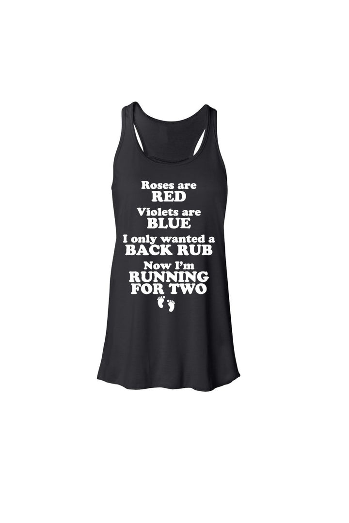 Running For Two Racerback Tank