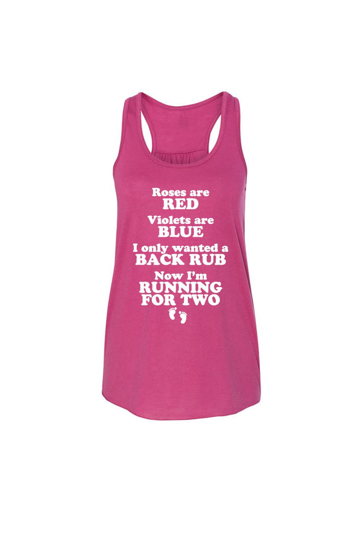 Running For Two Racerback Tank