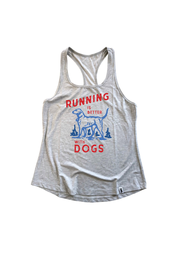 Running Is Better With Dogs SMRc Racerback Tank