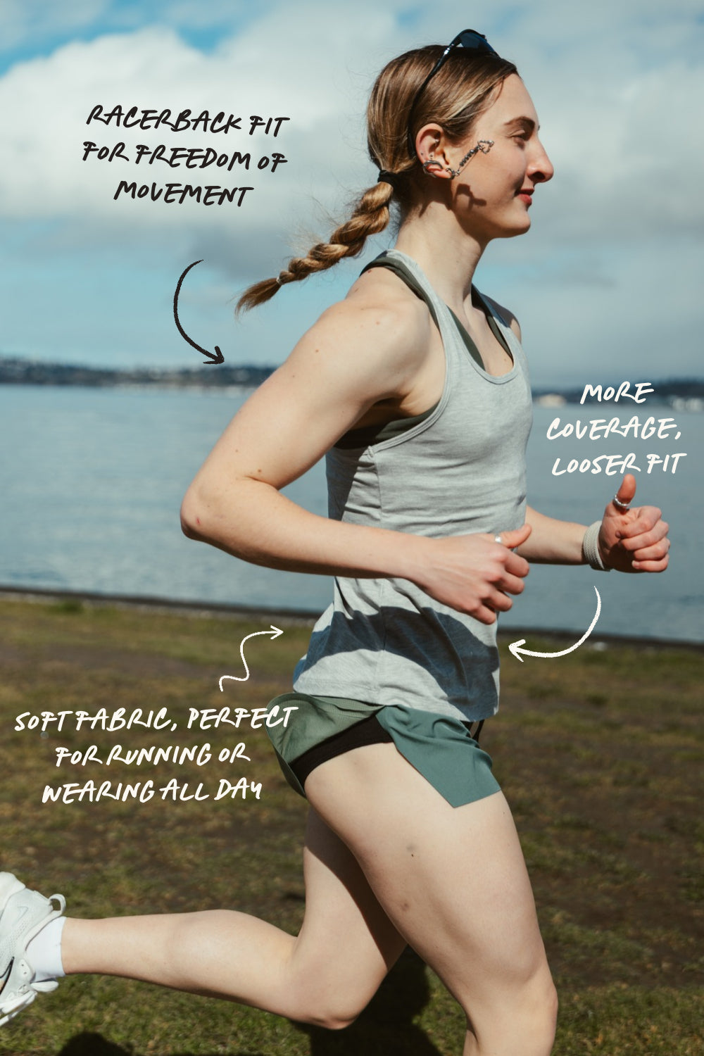 Running Is Better With Dogs SMRc Racerback Tank