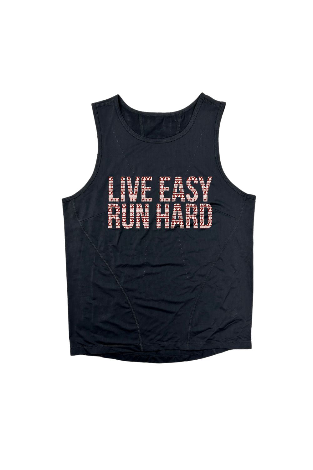 Live Easy Run Hard Strider Long Running Tank