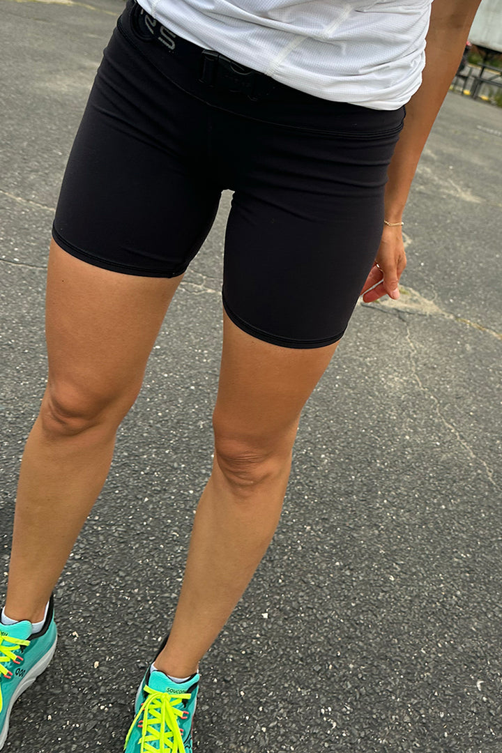 High Waisted Compression Biker Shorts - Sarah Marie Running Co.