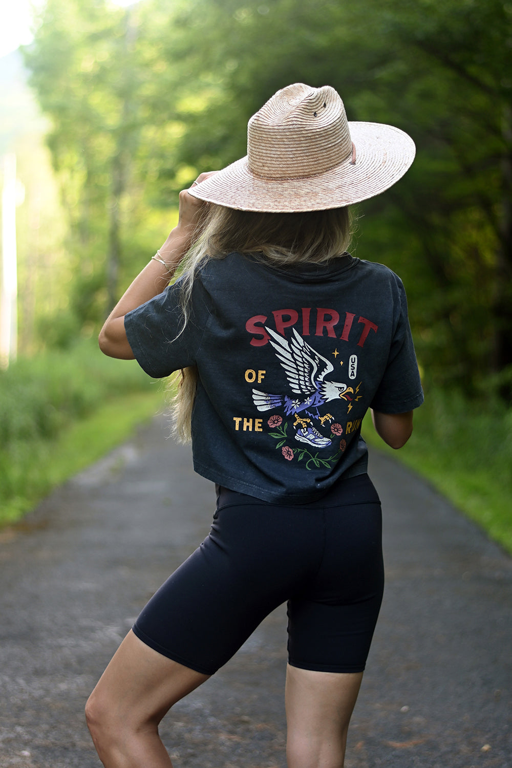 Spirit of the Run Women's Crop T-Shirt - Sarah Marie Running Co.