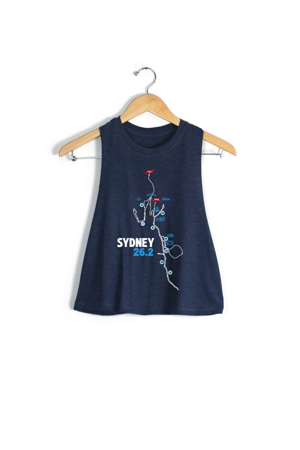 Sydney Map Racerback Tank