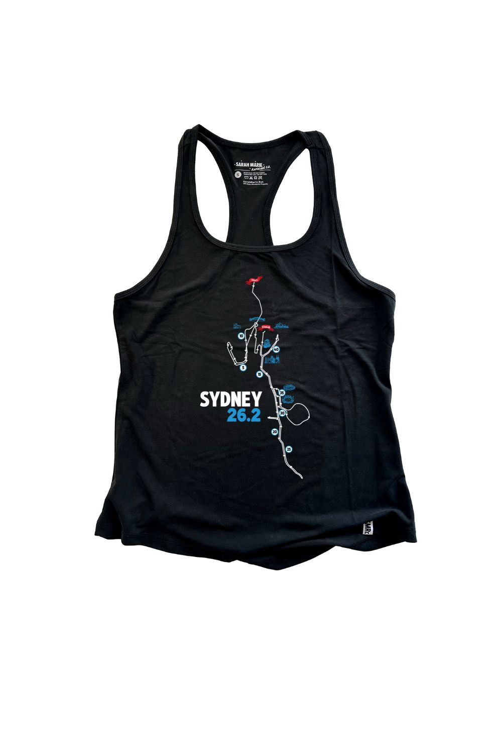 Sydney Map SMRc Racerback Tank