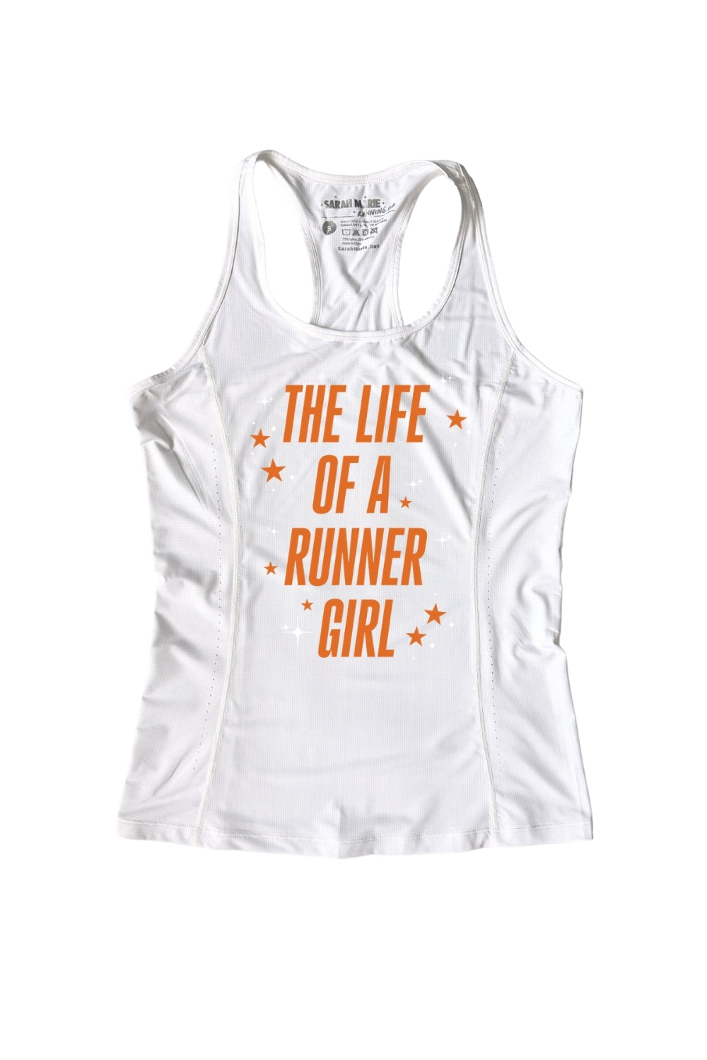 The Life of A Runner Girl Raceday Performance Tank - Sarah Marie Running Co.