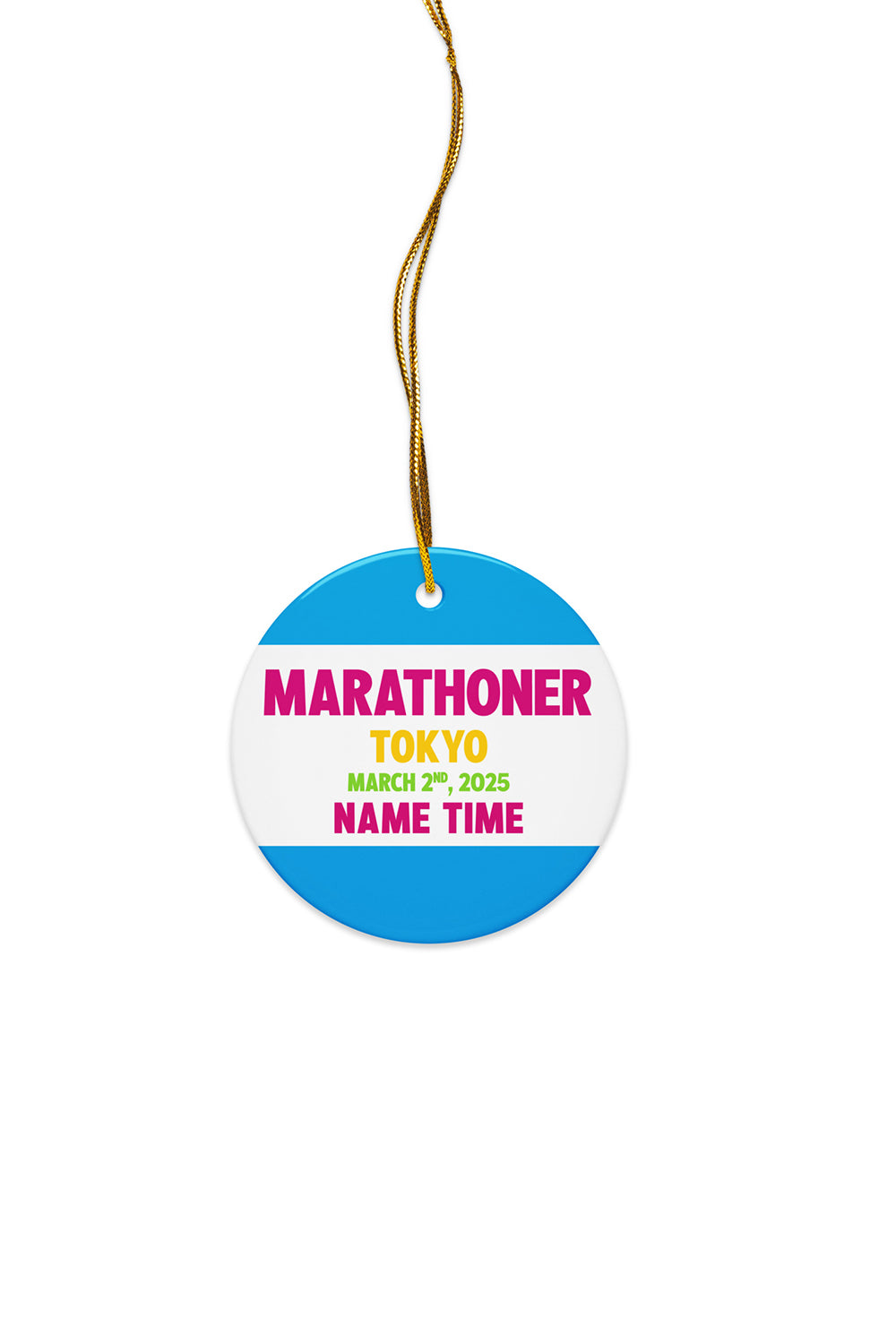 Tokyo Custom Marathoner Ornament