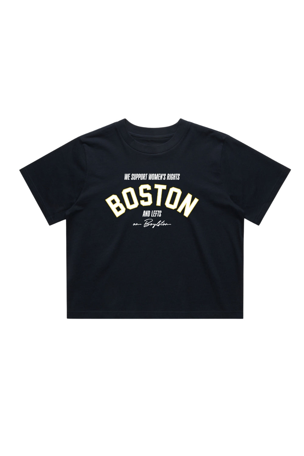 We Support Women's Rights Women's Crop T-Shirt