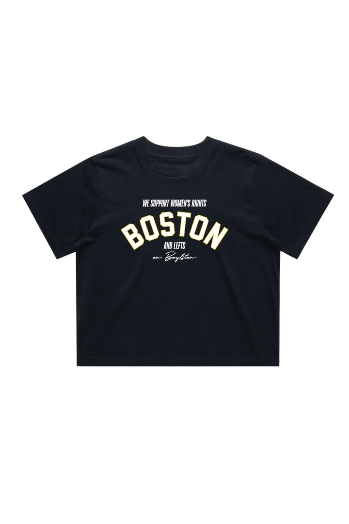 We Support Women's Rights Women's Crop T-Shirt