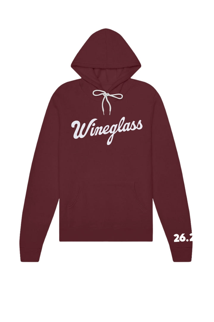 Wineglass Hoodie Sweatshirt - Sarah Marie Running Co.