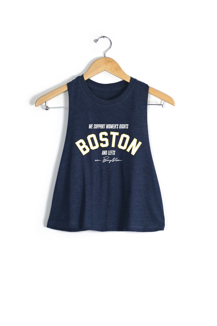 We Support Women's Rights Racerback Crop Top