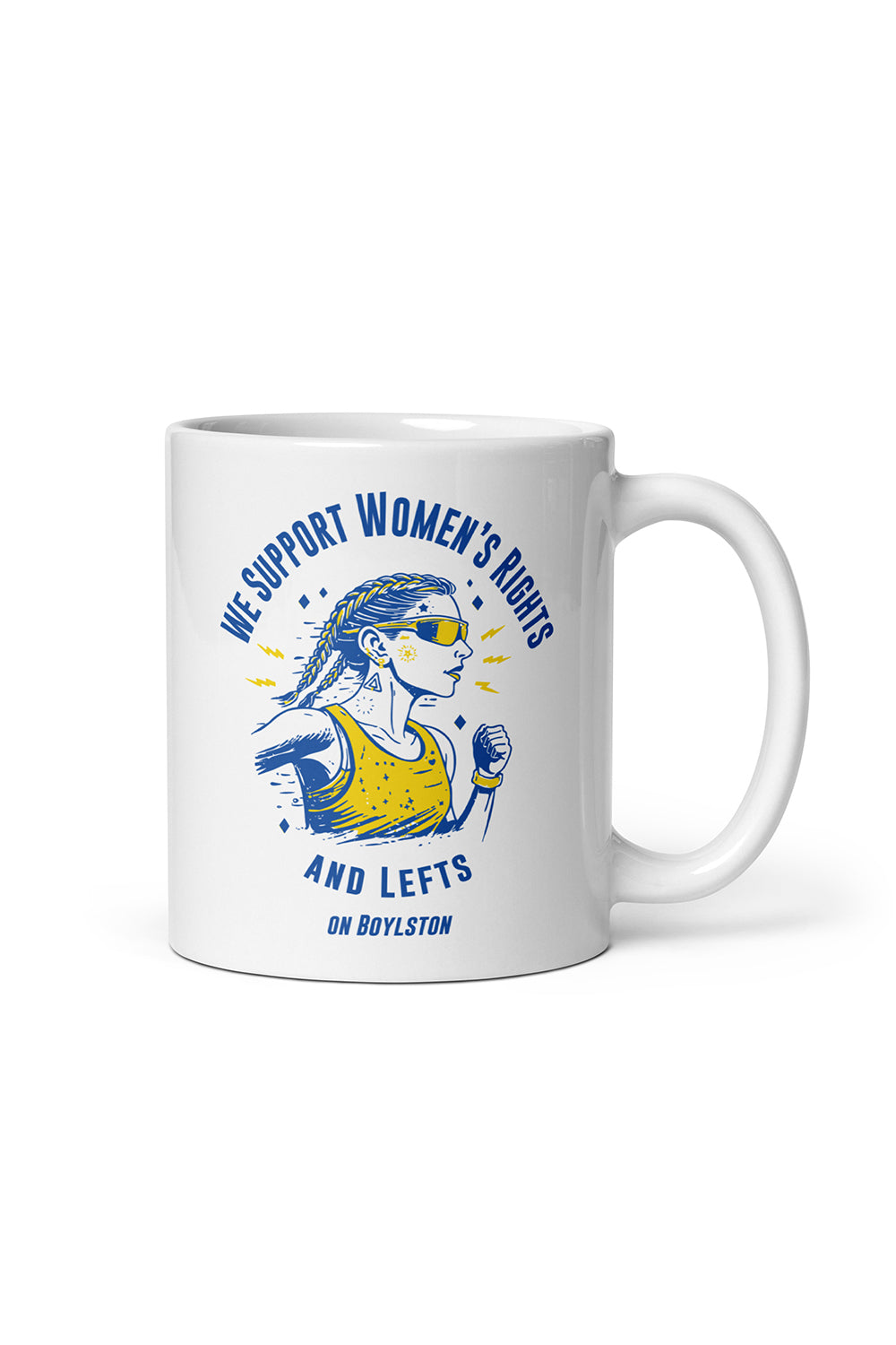 We Support Women's Rights and Lefts On Boylston Mug