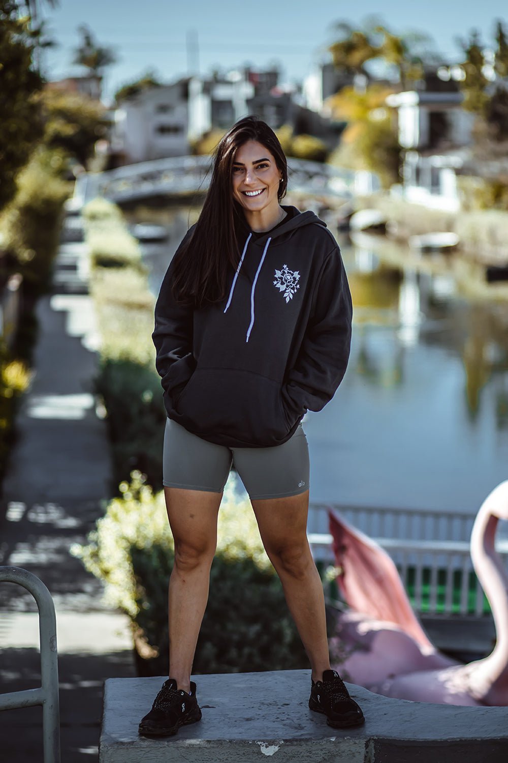 Sarah Marie Design Studio Sweatshirt Woman On The Run Hoodie