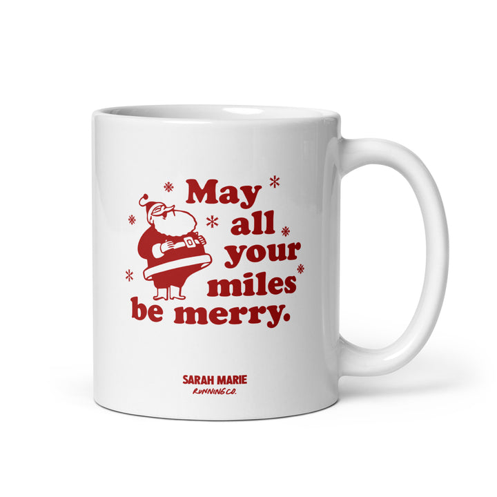 May All Your Miles Be Merry Holiday Mug