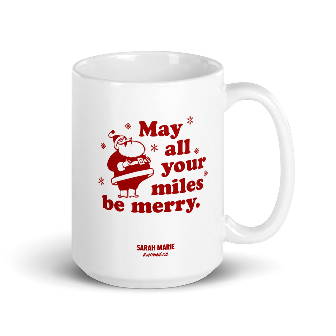 May All Your Miles Be Merry Holiday Mug