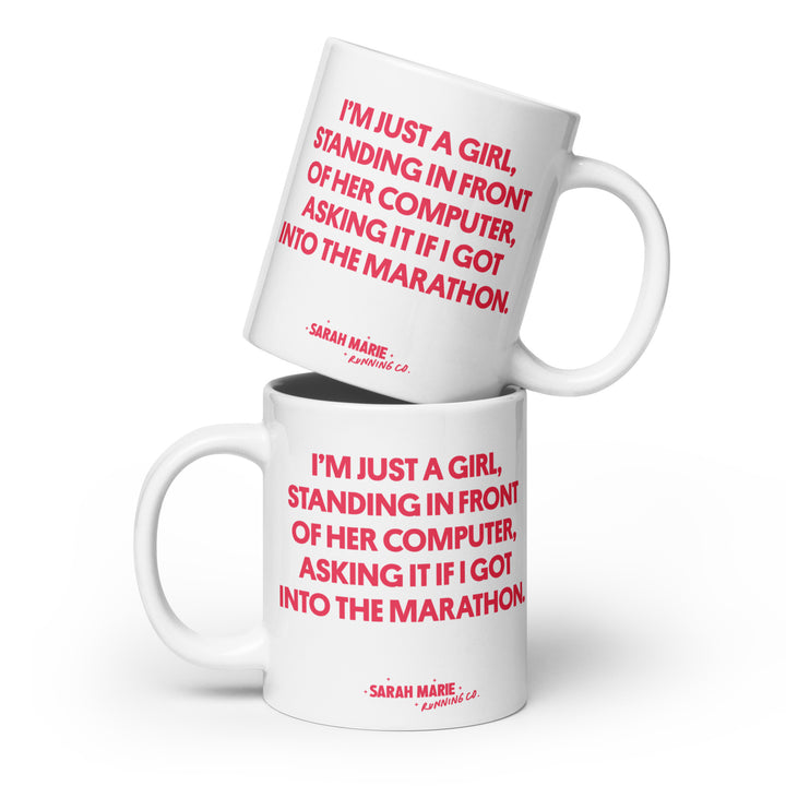 Just a Girl Marathon Mug
