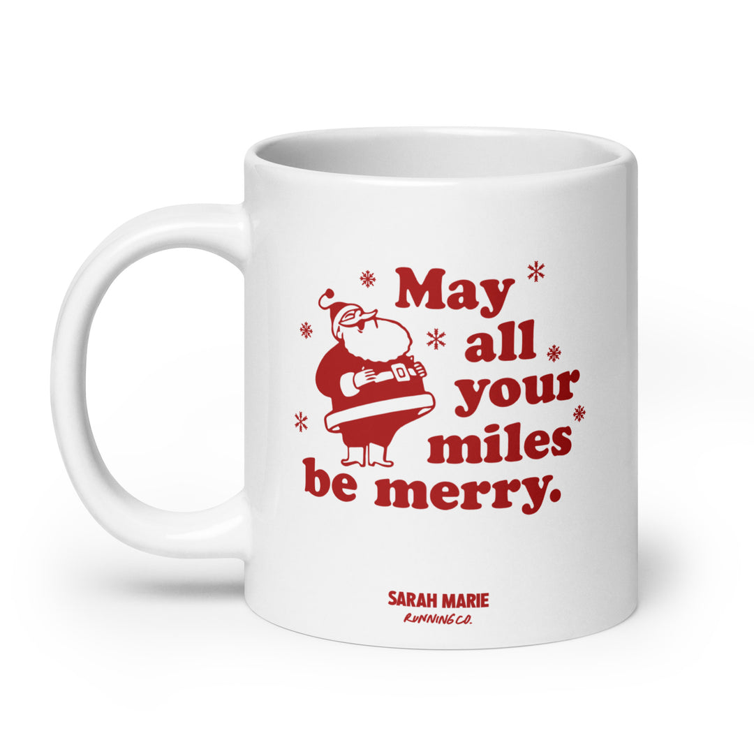 May All Your Miles Be Merry Holiday Mug