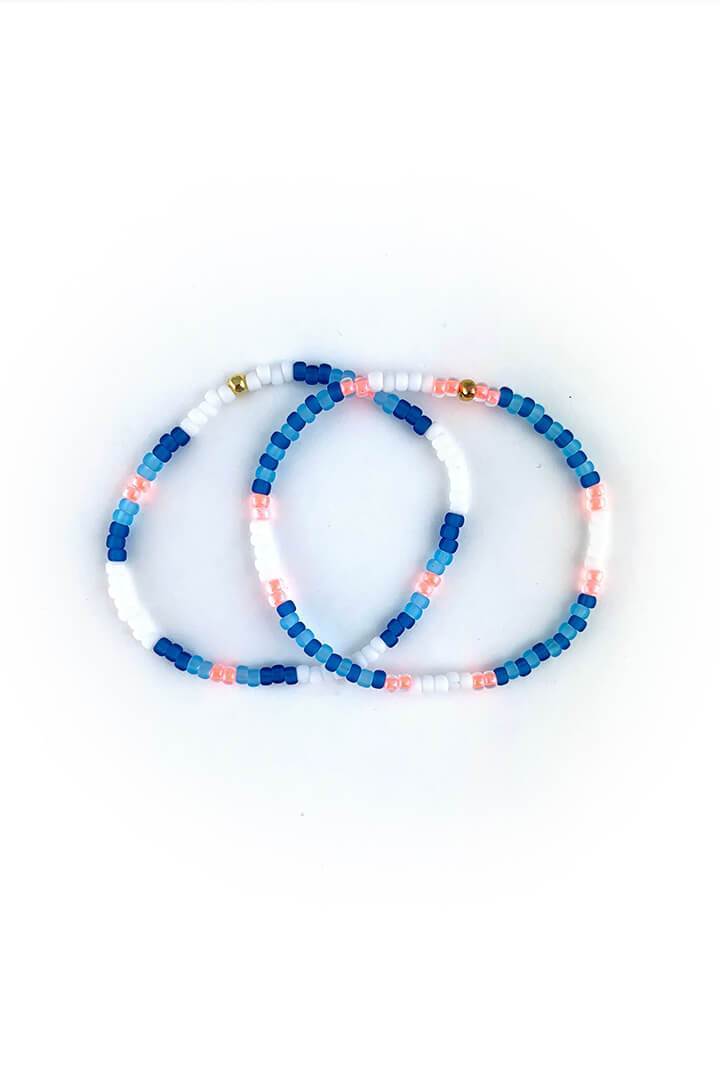 Blue Flame Stackable Bracelets - Sarah Marie Design Studio